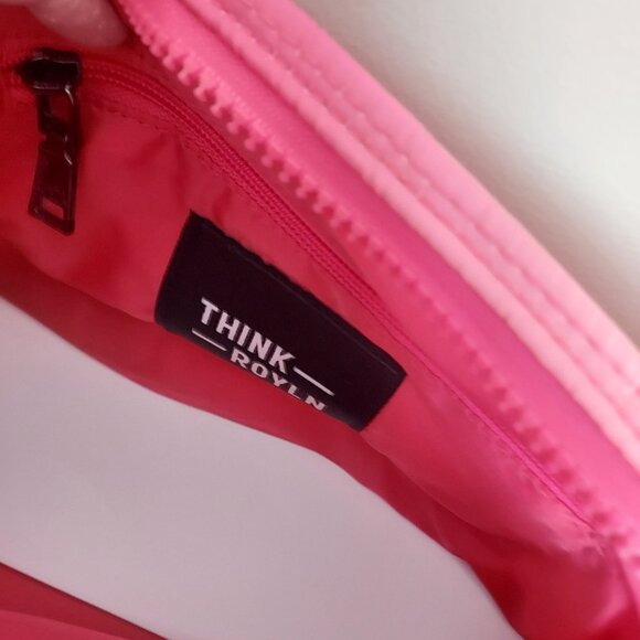 THINK ROYLN quilted crossbody bag with matching pouch. - Picture 3 of 4